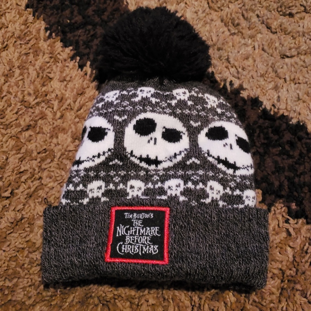 Jack Skellington baby beanie hat